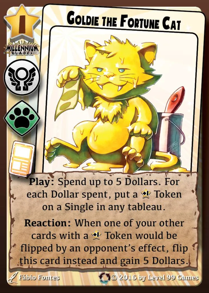 Goldie the Fortune Cat (Core Set Rotation)